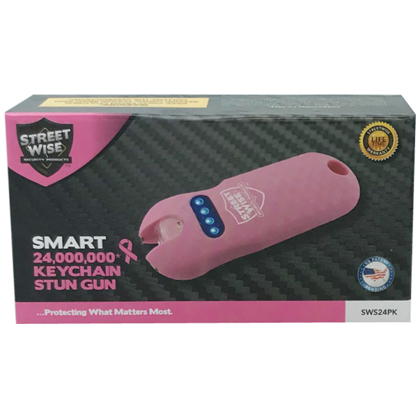 SMART 24,000,000* Keychain Stun Gun Pink view 7
